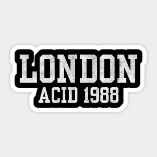 London Acid 1988 Sticker